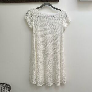 Ingrid & Isabel White Eyelet Lace Swing Dress